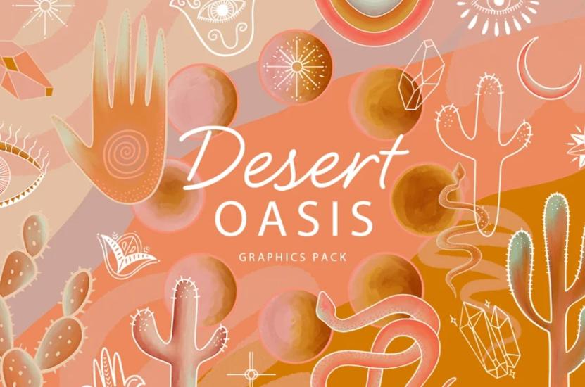 Desert Oasis Graphic Pack Set