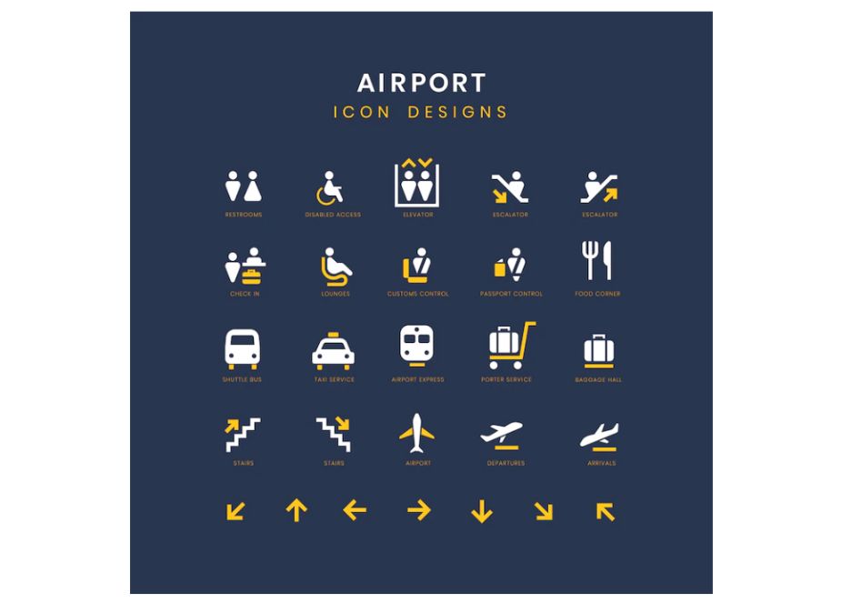 Free Airport Service Icons