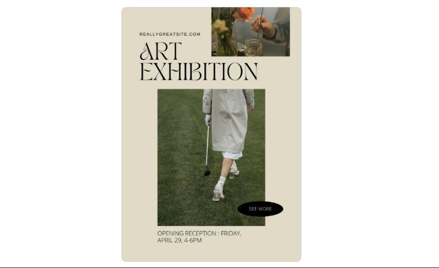 Free Art Exhibition Poster