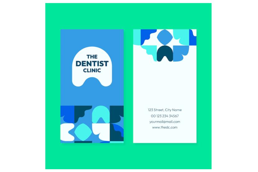 Free Dental Clinic Card Design