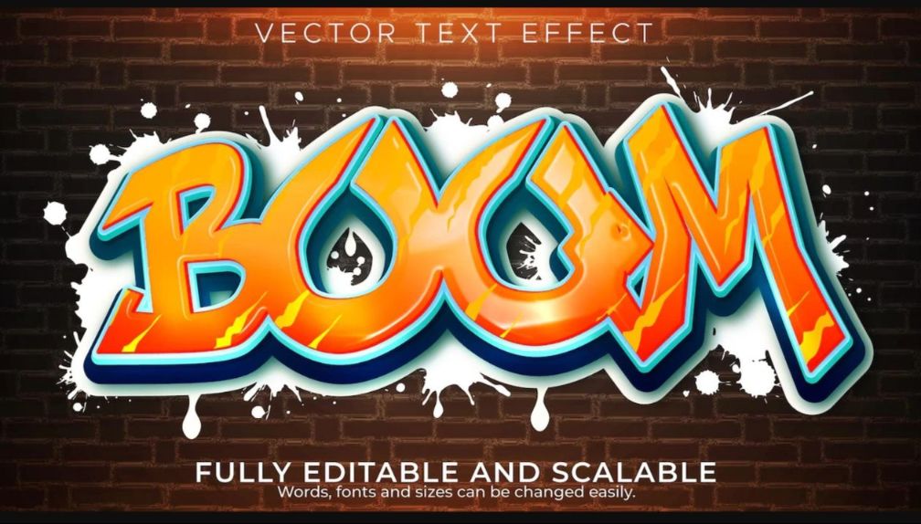 Free Editable Graffiti Text Effect