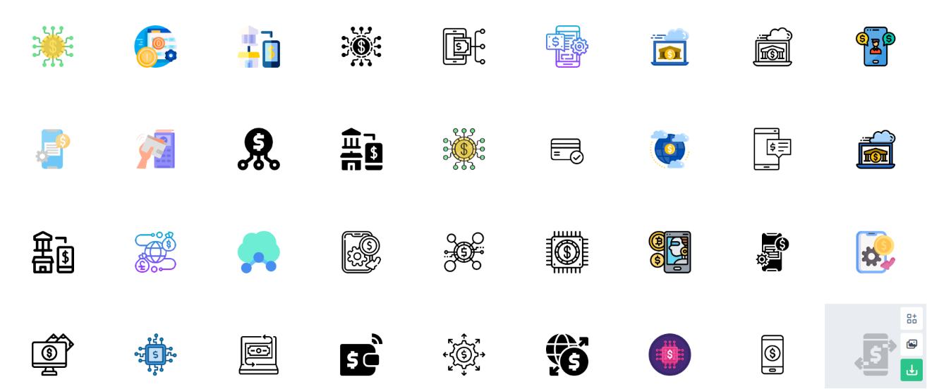 Free Fintech Icons Set