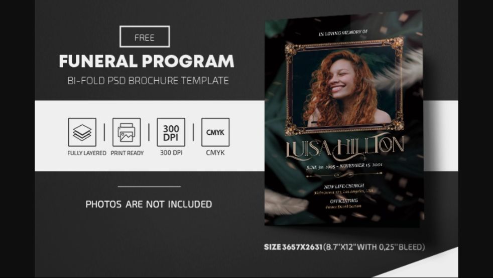 Free Funeral Program Brochure