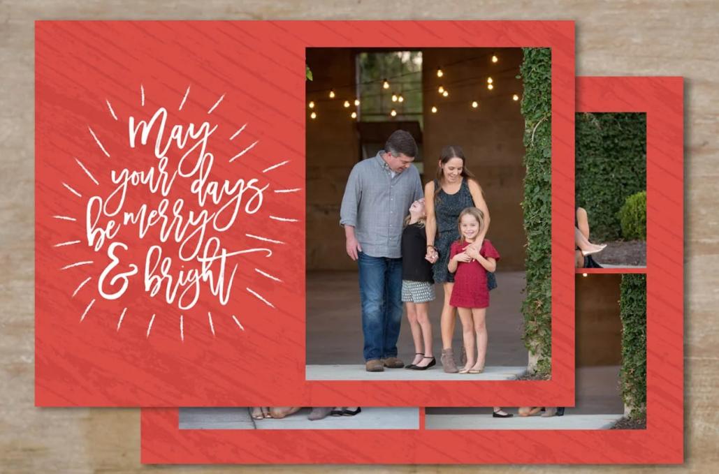 High Quality Holiday Card Template