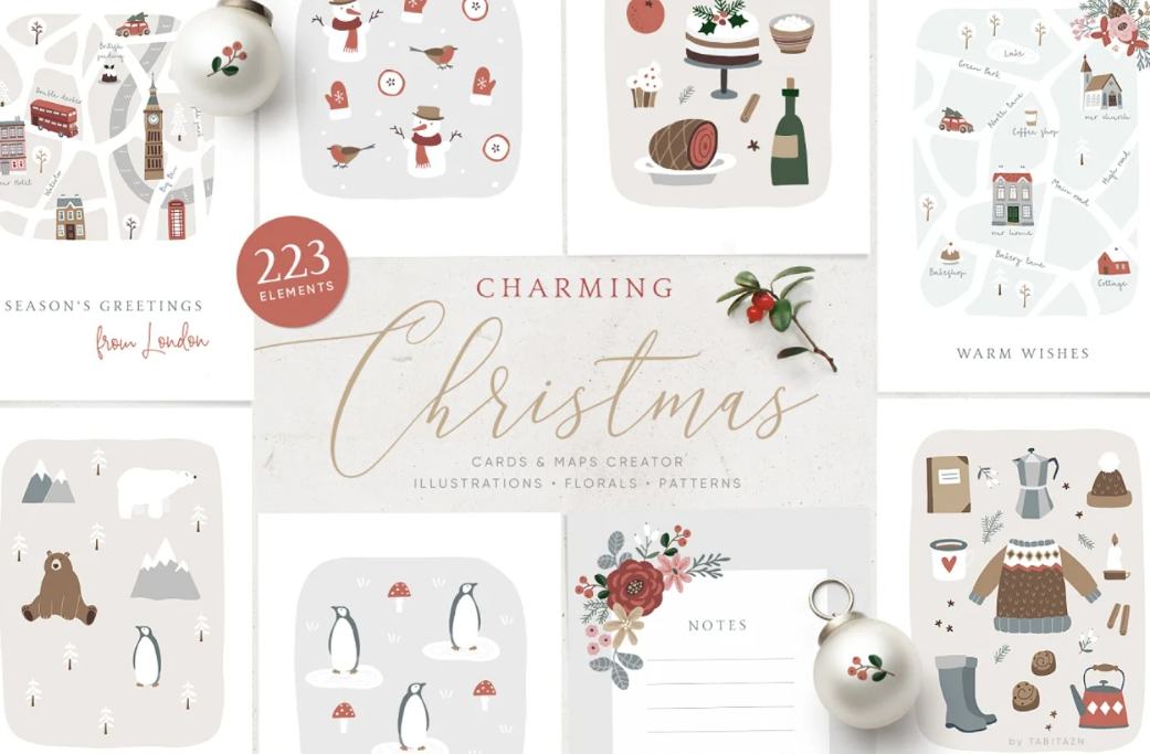 High quality Christmas Cards and Illustrations