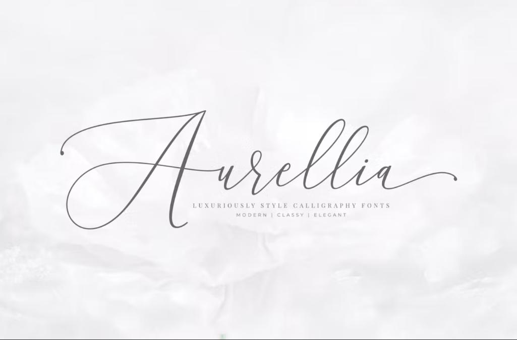 Luxurious Calligraphy Fonts
