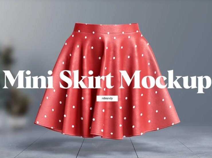 15+ Skirt Mockup PSD Apparel FREE Download