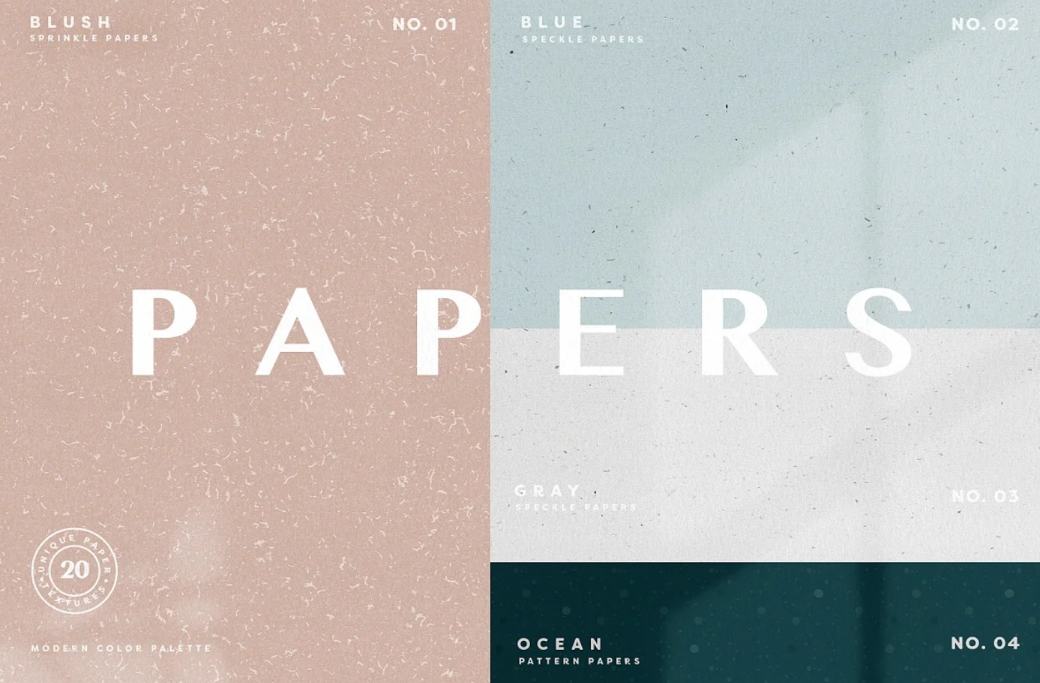 Minimal Paper Textures Set