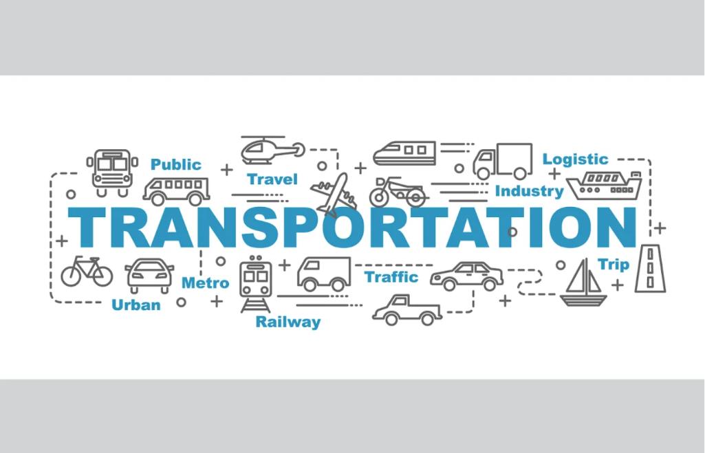 Outline Transportation Icons Banner