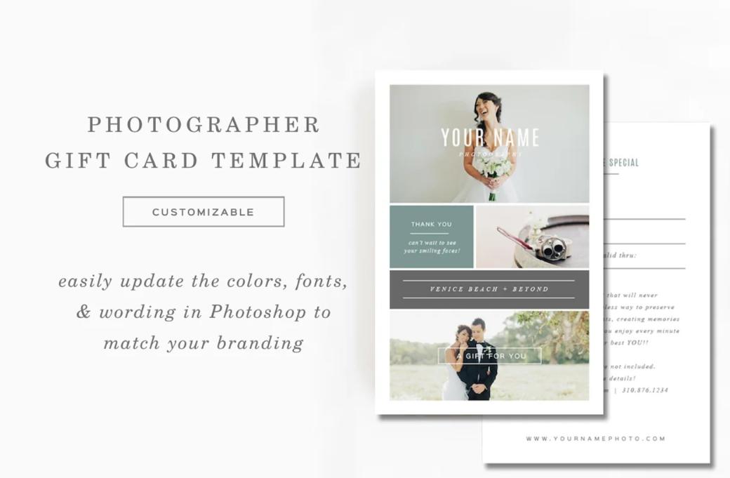 Professional Gift Card for Photographers