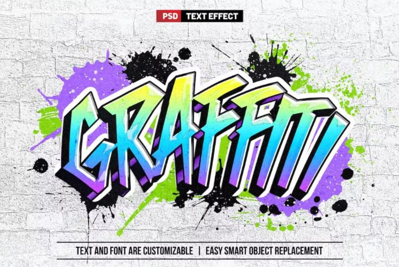 Professional Graffiti Text Effect