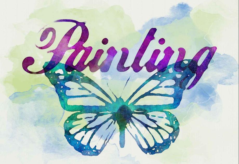 Professional Watercolor Text Effect