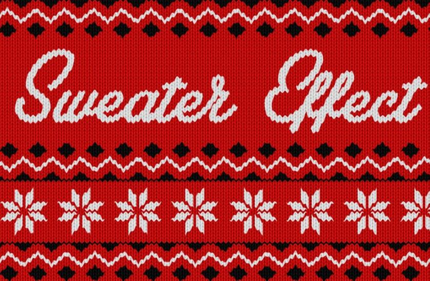 Realistic Sweater Text Effect PS