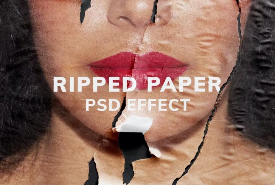 Ripped Paper Texture Effect