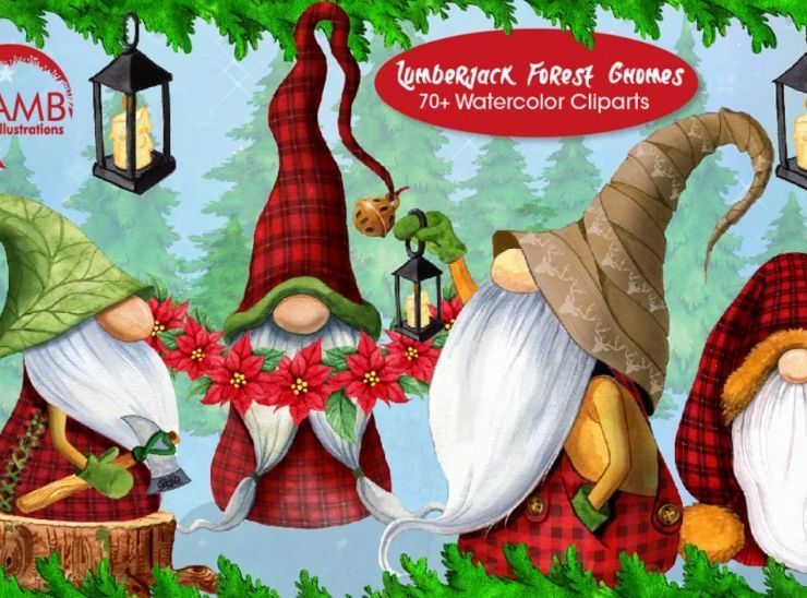15+ Gnomes Illustrations Ai PNG Download FREE
