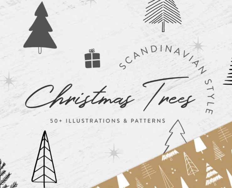 15+ Christmas Tree Illustrations Ai FREE Download