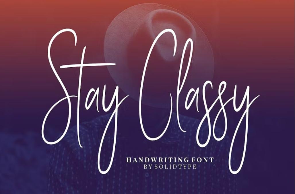 Tall Handwriting Font Style