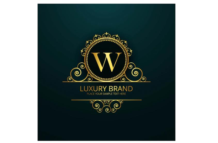 W Luxury Brand Logo Design