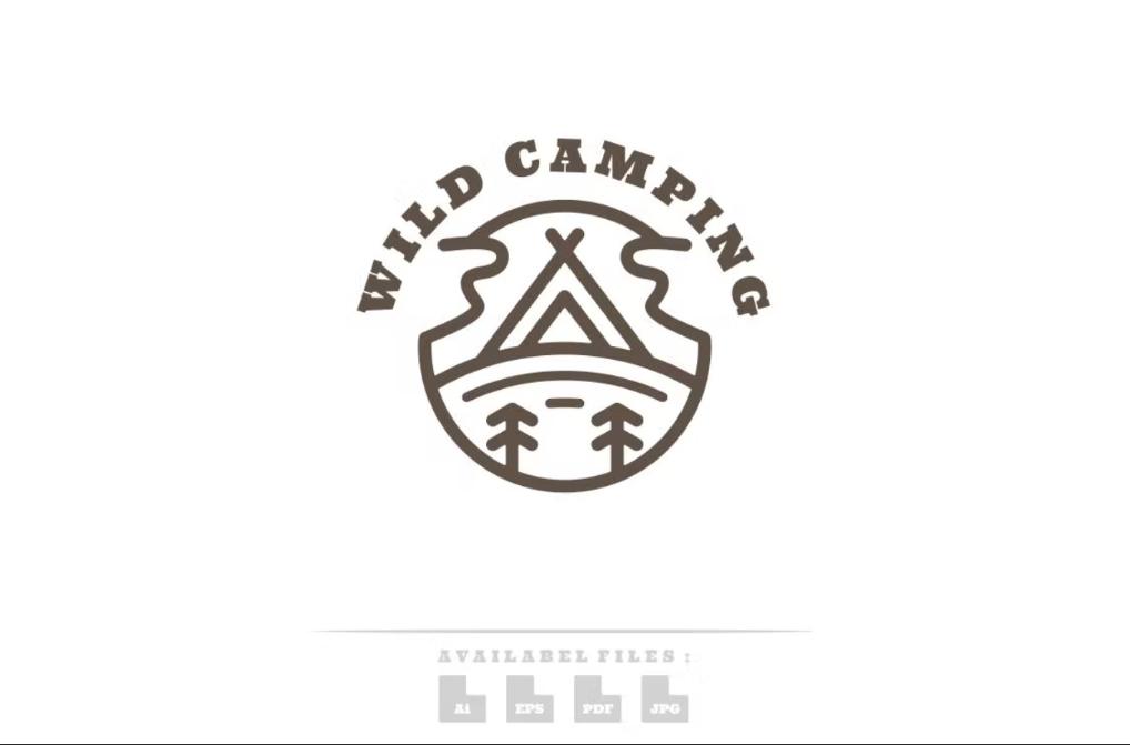 Wild Camping Identity Design