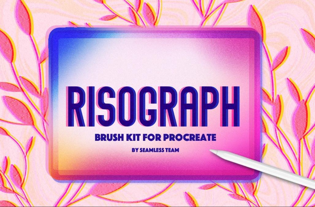 16 Riso Brushes for Procreate