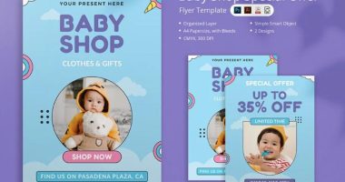 baby Shop Flyer Template