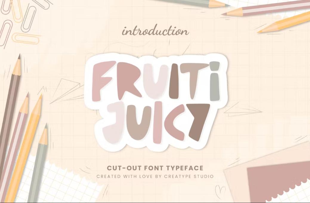 Cheerful Style Display Typeface