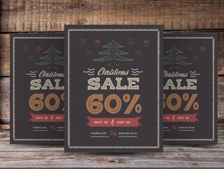 15+ FREE Christmas Sale Flyer Template PSD