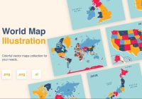 World Map Illustrations