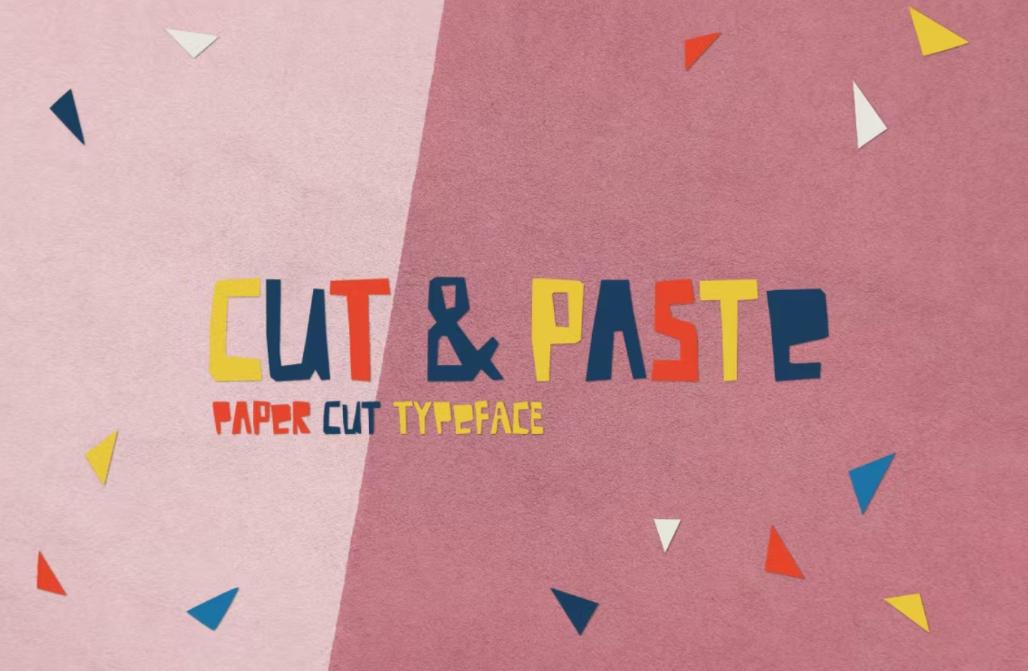 Creative Cut and Paste Fonts