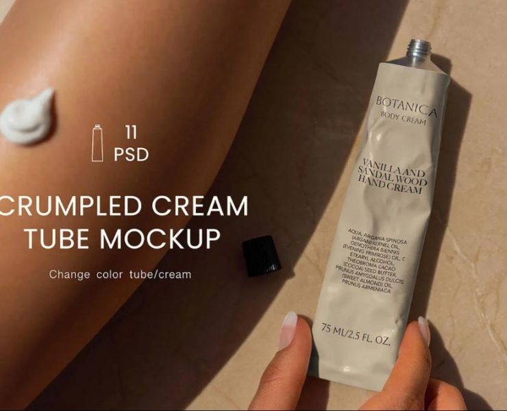 15+ Cream Tube Mockup PSD FREE Download
