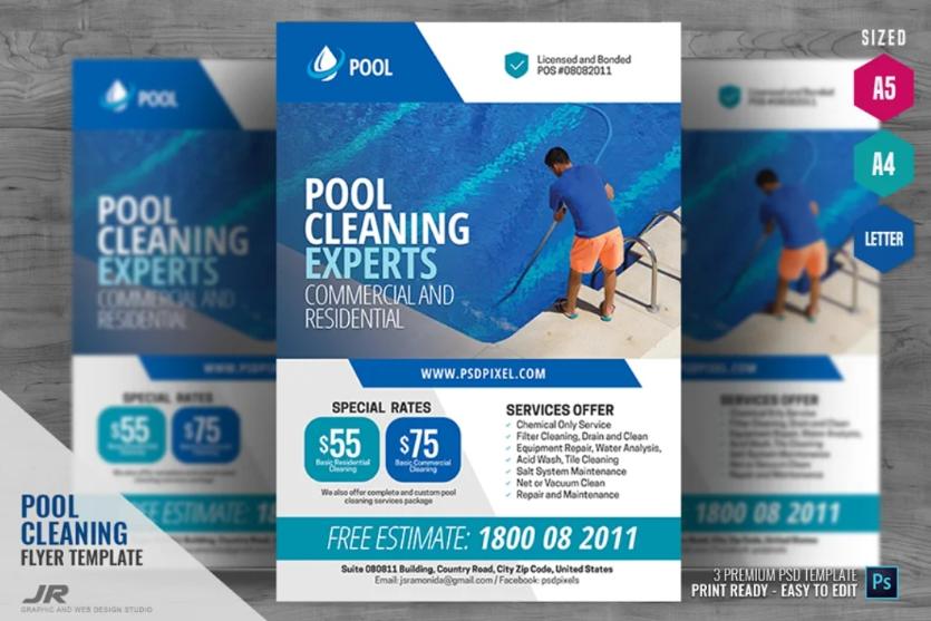Editable Cleaning Experts Flyer