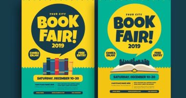 book fair flyer template
