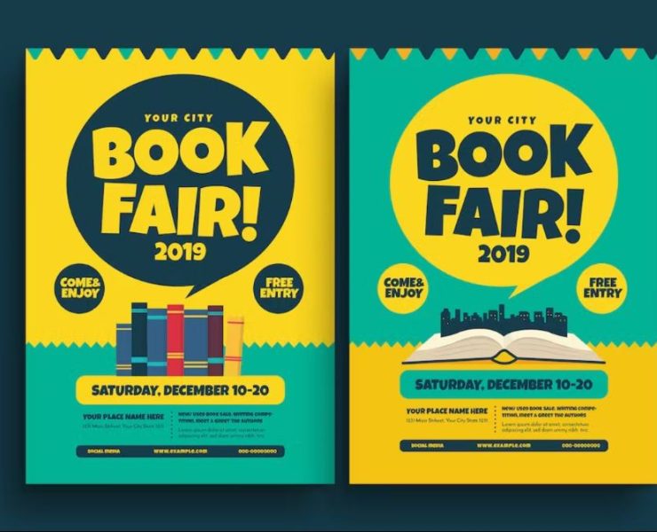 book fair flyer template