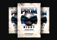 prom night flyer template