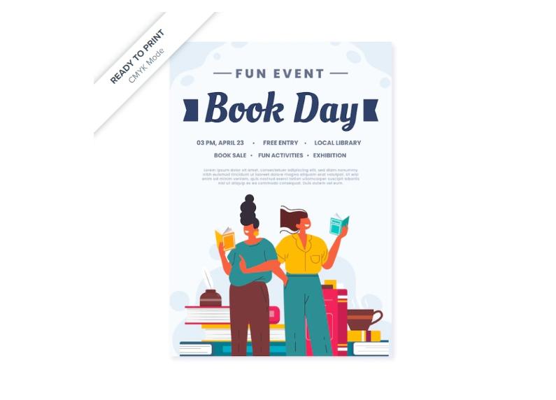 Free Book Day Flyer