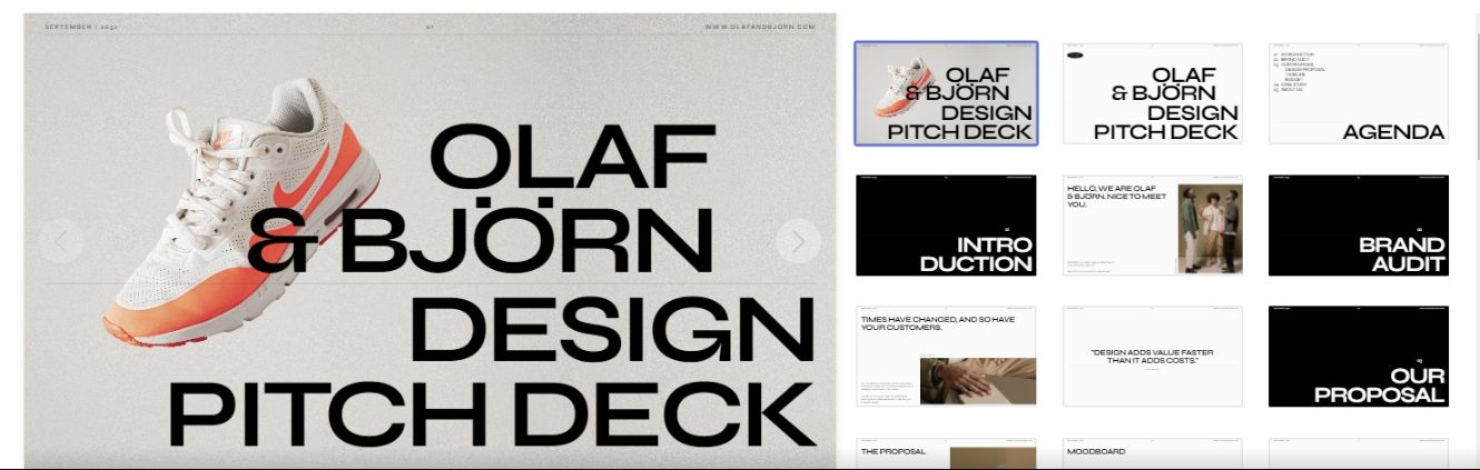 Free Design Pitch Deck Presentation
