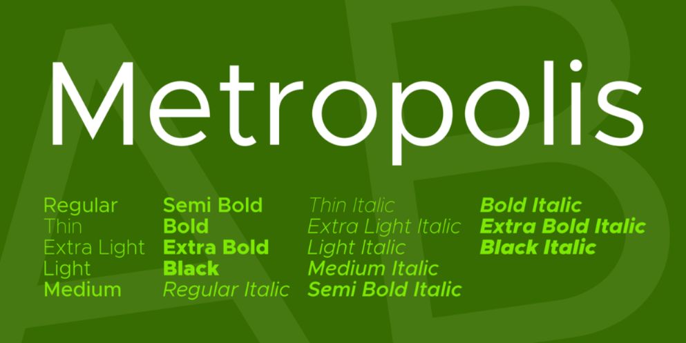 Free Geometric Style Typeface