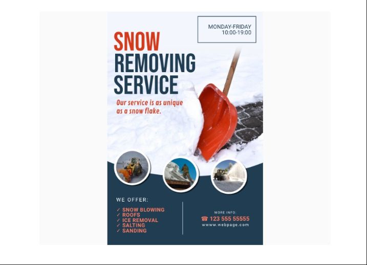 Free Ice Removal Poster