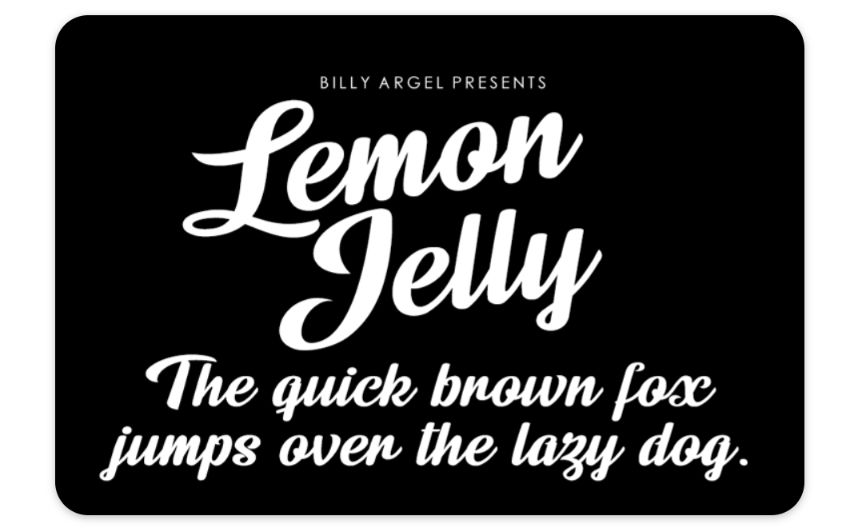 Free Jelly Bean Fonts