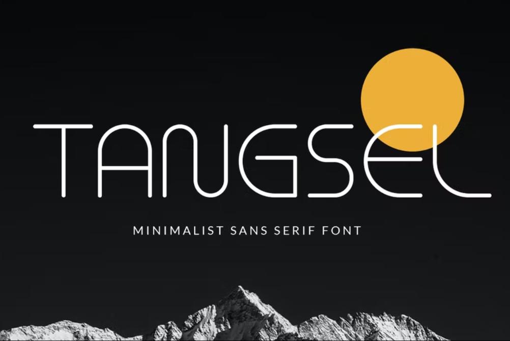 Minimalistic San Serif Font