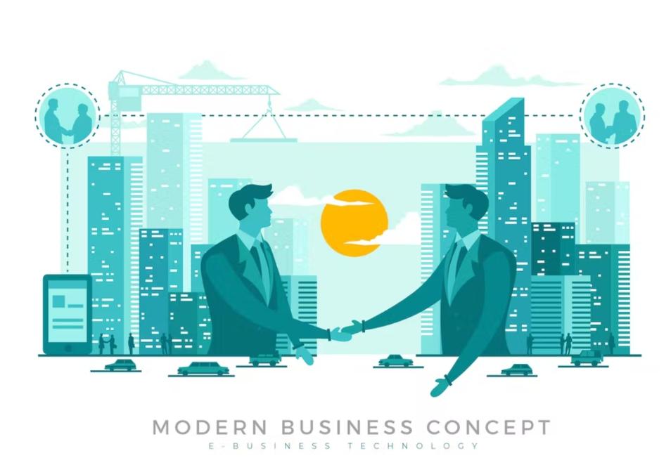 Modern Business Concept Vector