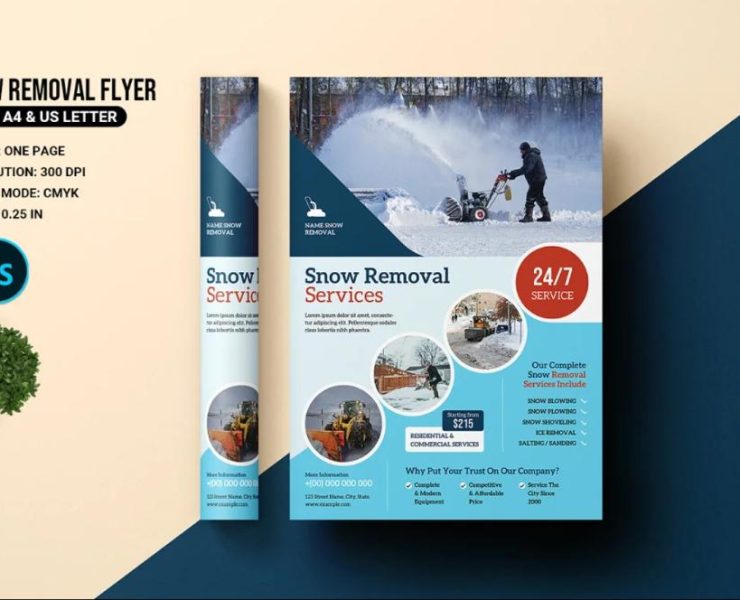 15+ FREE Snow Removal Services Flyer Template