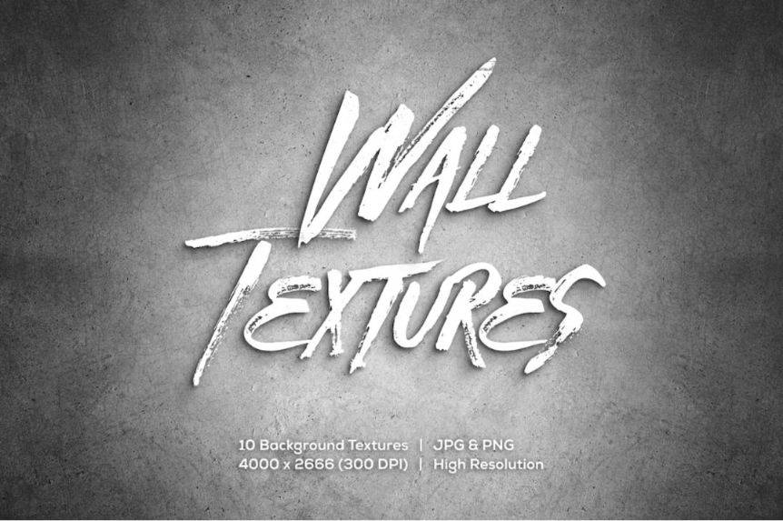 10 Unique Wall Textures Set