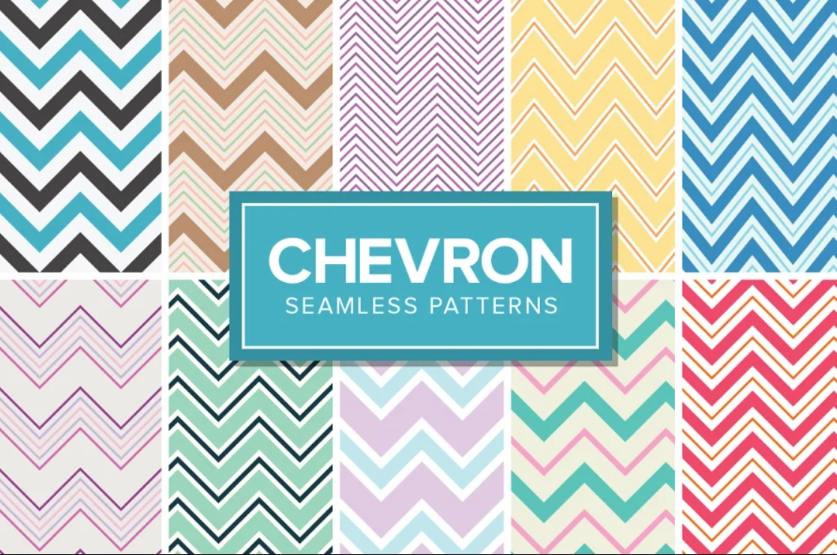 14 Seamless Chevon Pattern Designs