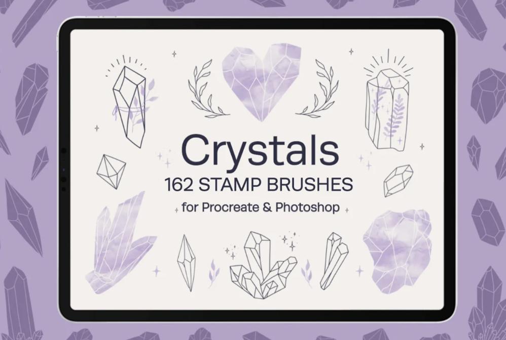 162 Crystals Stamp Brushes
