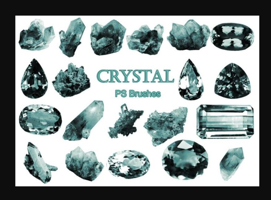 20 Crystal PS Brushes