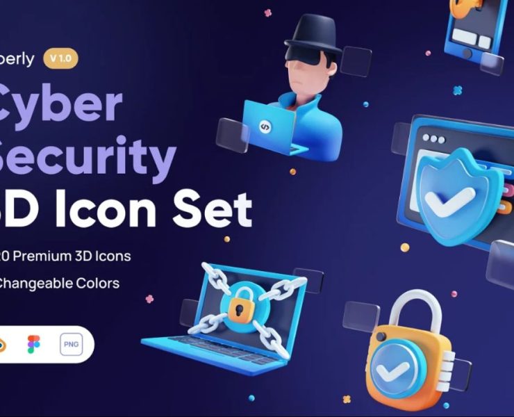 15+ Cyber Security Icons Ai EPS FREE Download