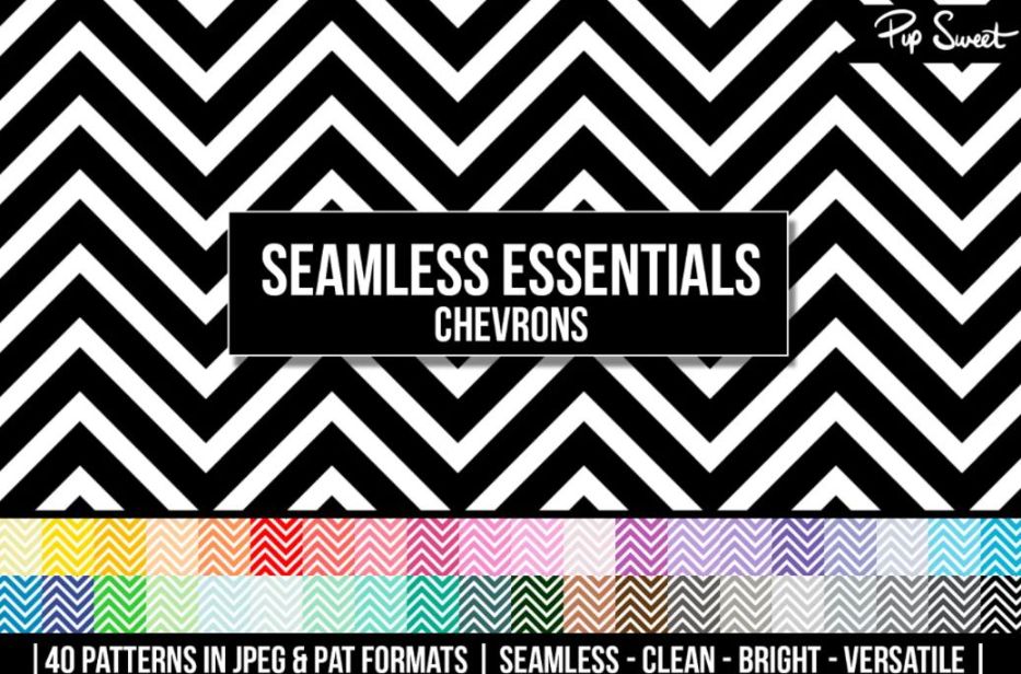 40 Seamless Chevrons Set