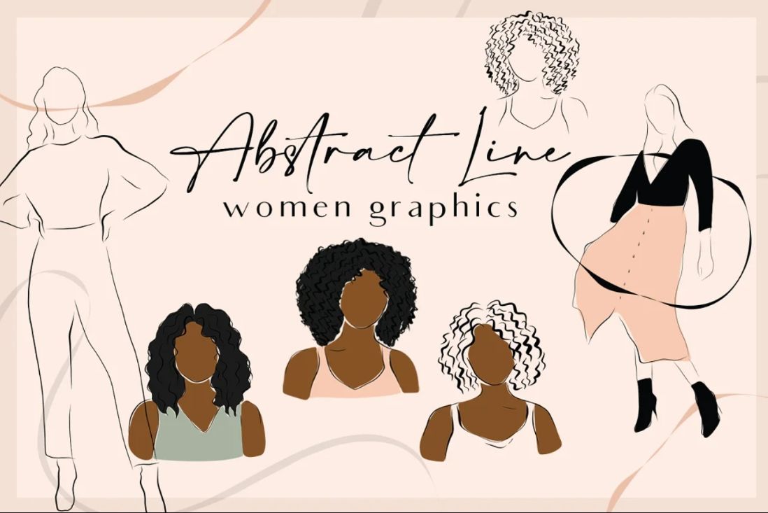 Abstract Line Women Graphics