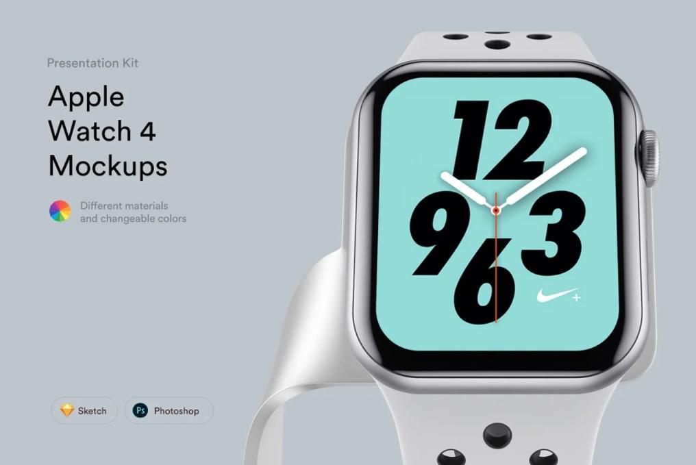 Apple Watch 4 Mockups